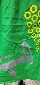 Phish inspired FEE yellow donuts Ya Los Angeles dress size Large